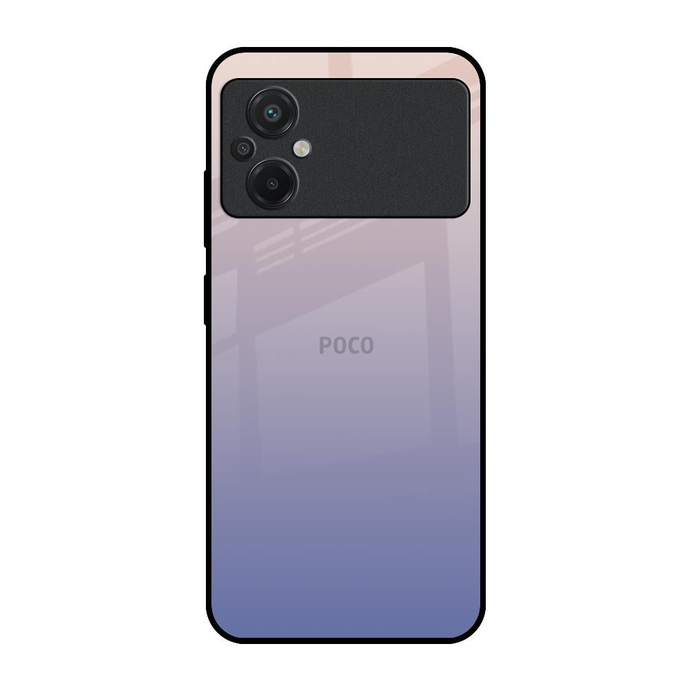 Rose Hue Poco M5 Glass Back Cover Online