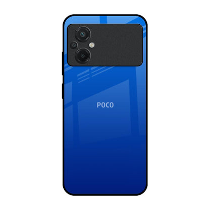 Egyptian Blue Poco M5 Glass Back Cover Online