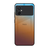 Rich Brown Poco M5 Glass Back Cover Online