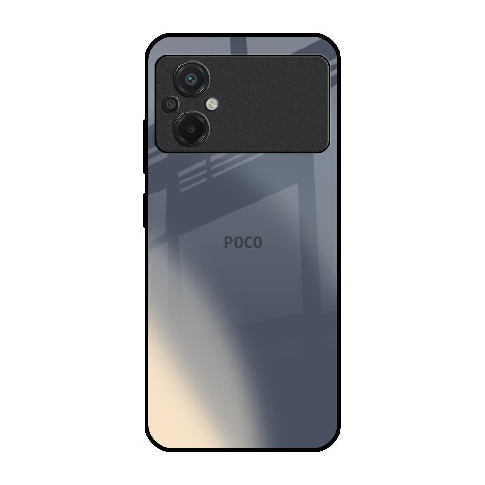 Metallic Gradient Poco M5 Glass Back Cover Online