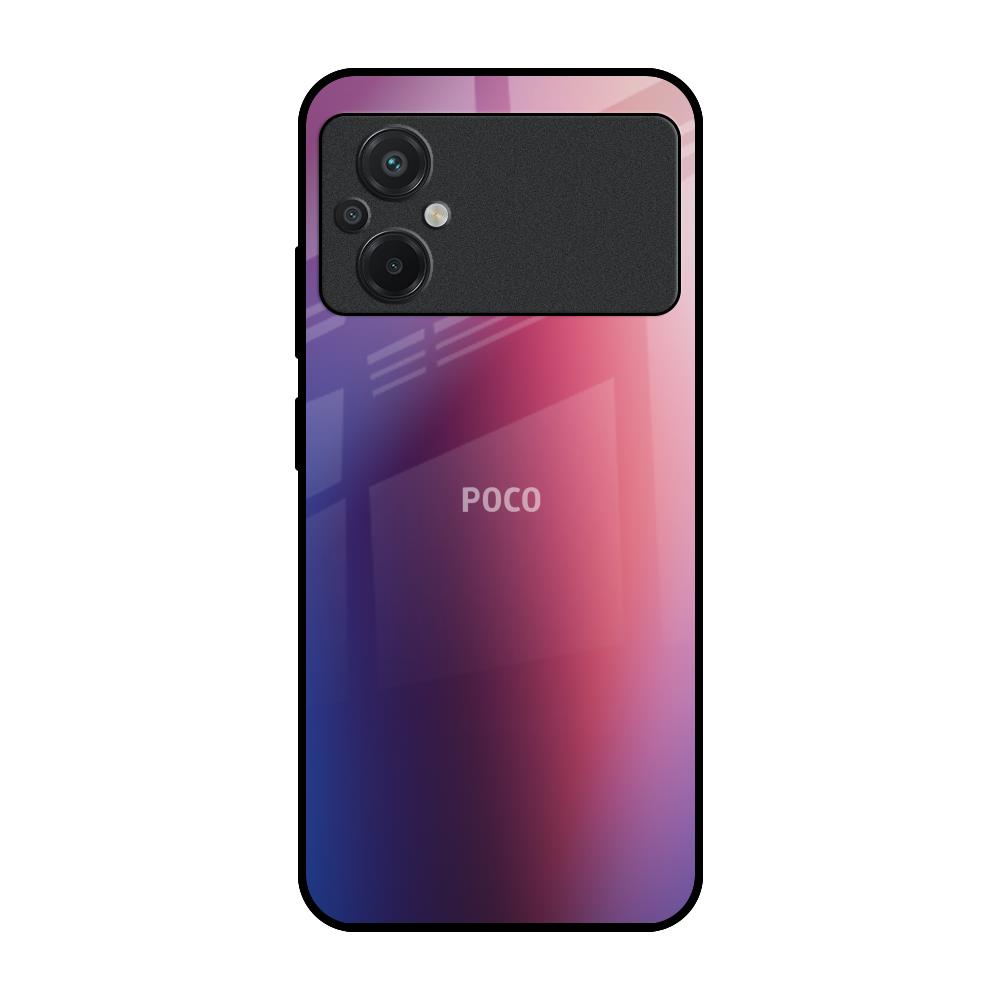 Multi Shaded Gradient Poco M5 Glass Back Cover Online