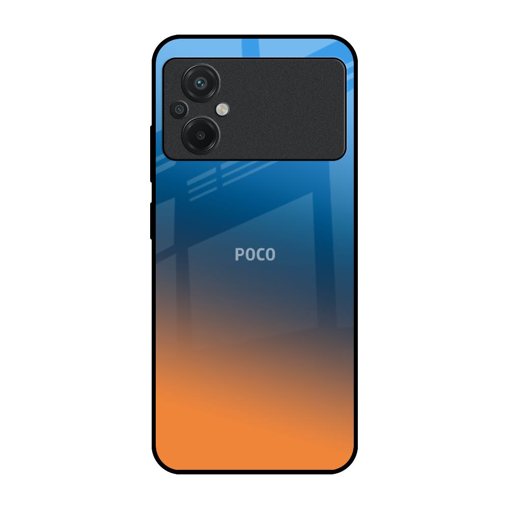 Sunset Of Ocean Poco M5 Glass Back Cover Online