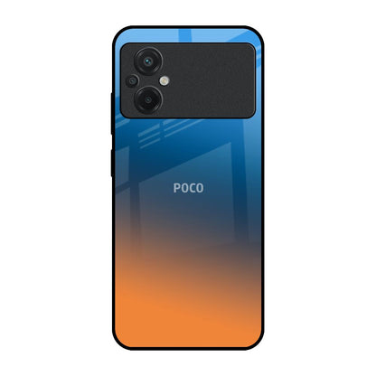 Sunset Of Ocean Poco M5 Glass Back Cover Online