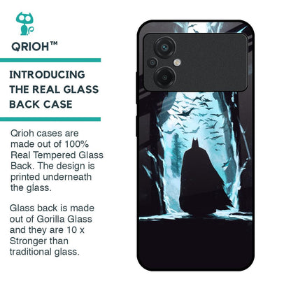Dark Man In Cave Glass Case for Poco M5