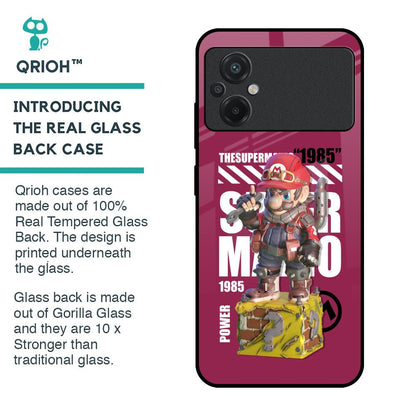 Gangster Hero Glass Case for Poco M5