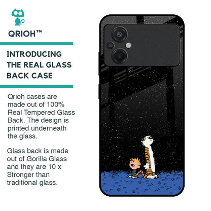 Night Sky Star Glass Case for Poco M5