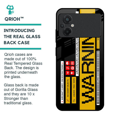 Aircraft Warning Glass Case for Poco M5