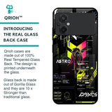 Astro Glitch Glass Case for Poco M5