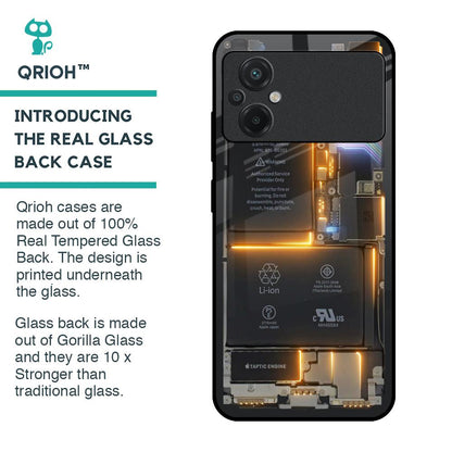 Glow Up Skeleton Glass Case for Poco M5
