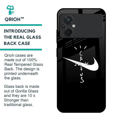 Jack Cactus Glass Case for Poco M5