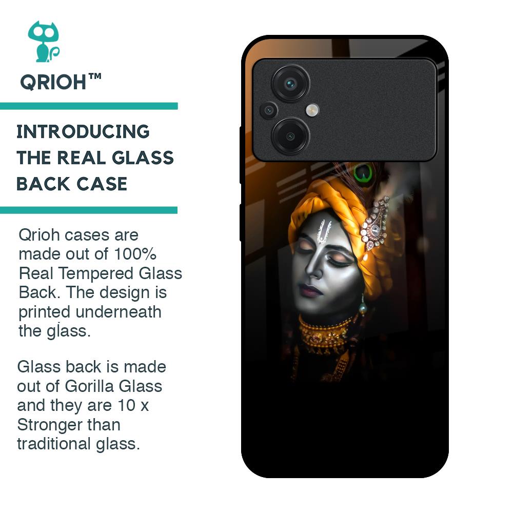 Ombre Krishna Glass Case for Poco M5
