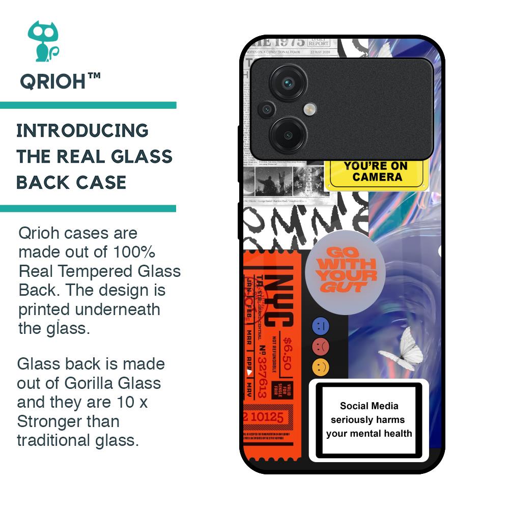Smile for Camera Glass Case for Poco M5
