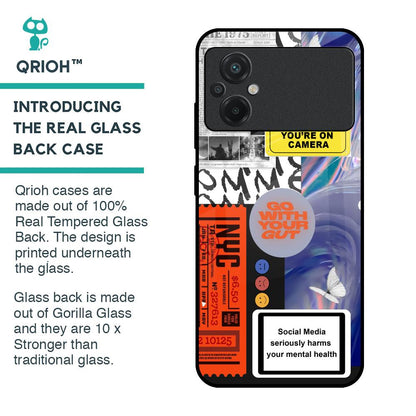 Smile for Camera Glass Case for Poco M5