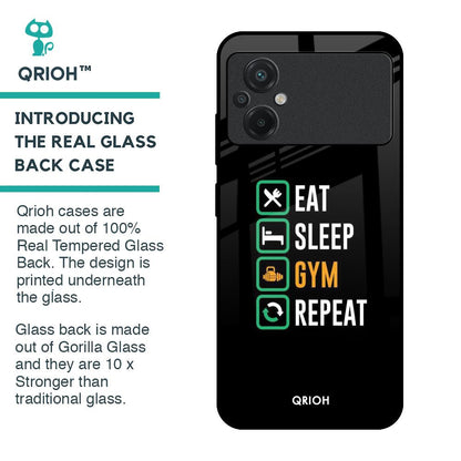 Daily Routine Glass Case for Poco M5