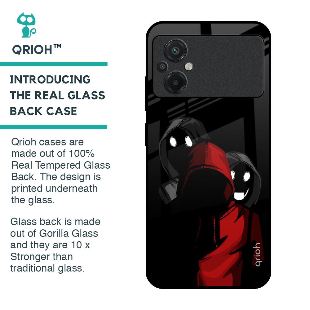 Shadow Character Glass Case for Poco M5