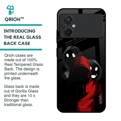 Shadow Character Glass Case for Poco M5