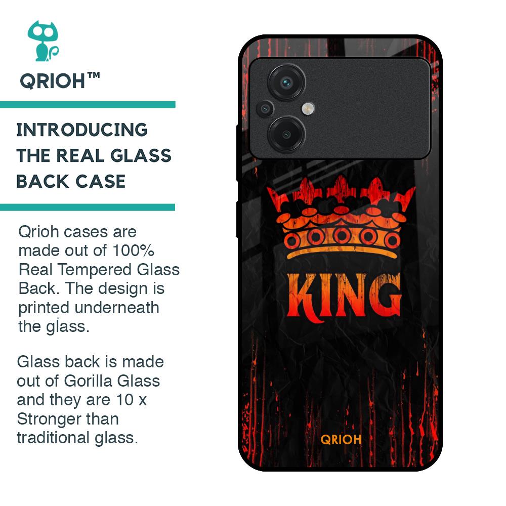 Royal King Glass Case for Poco M5