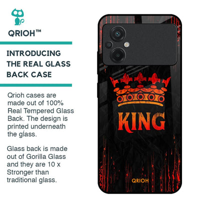 Royal King Glass Case for Poco M5