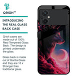 Moon Wolf Glass Case for Poco M5