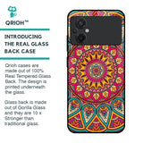 Elegant Mandala Glass Case for Poco M5