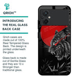 Red Moon Tiger Glass Case for Poco M5