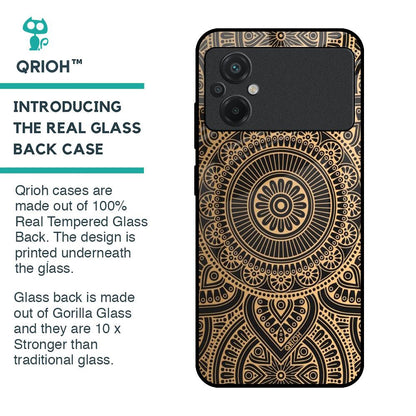 Luxury Mandala Glass Case for Poco M5