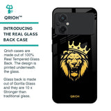 Lion The King Glass Case for Poco M5