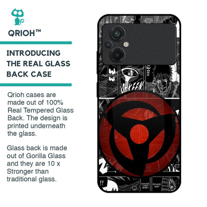Sharingan Glass Case for Poco M5