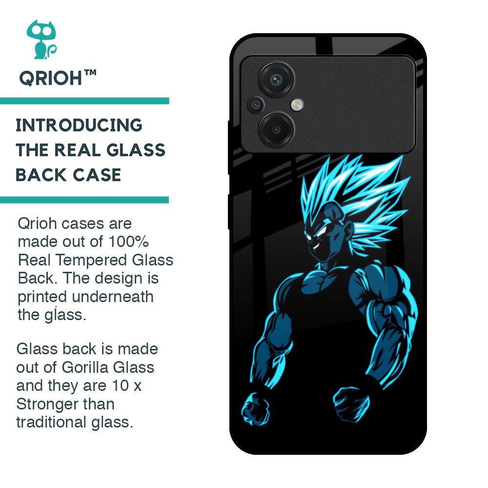 Pumped Up Anime Glass Case for Poco M5