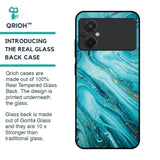 Ocean Marble Glass Case for Poco M5