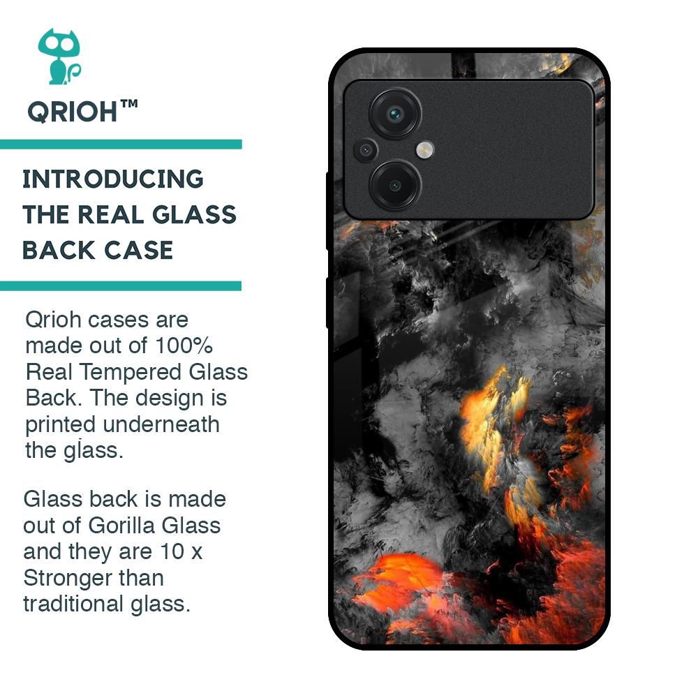 Lava Explode Glass Case for Poco M5