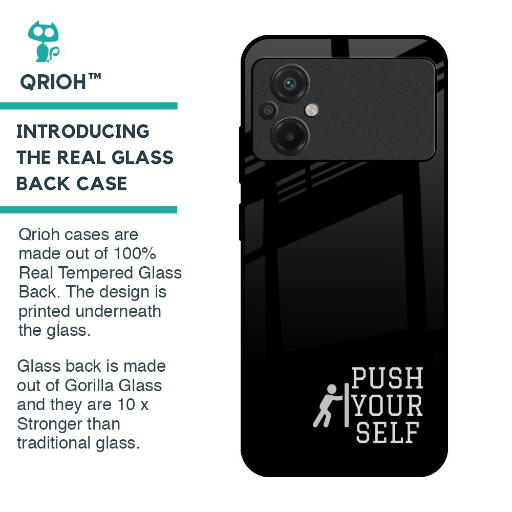 Push Your Self Glass Case for Poco M5