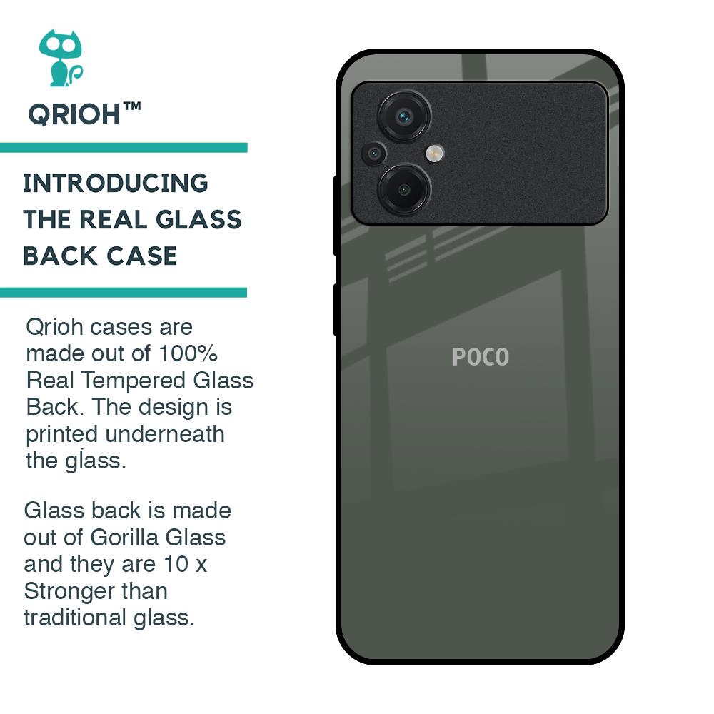 Charcoal Glass Case for Poco M5