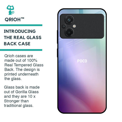 Abstract Holographic Glass Case for Poco M5