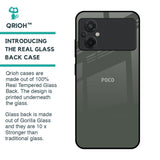 Charcoal Glass Case for Poco M5
