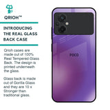 Ultraviolet Gradient Glass Case for Poco M5