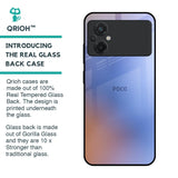 Blue Aura Glass Case for Poco M5