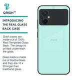 Teal Glass Case for Poco M5