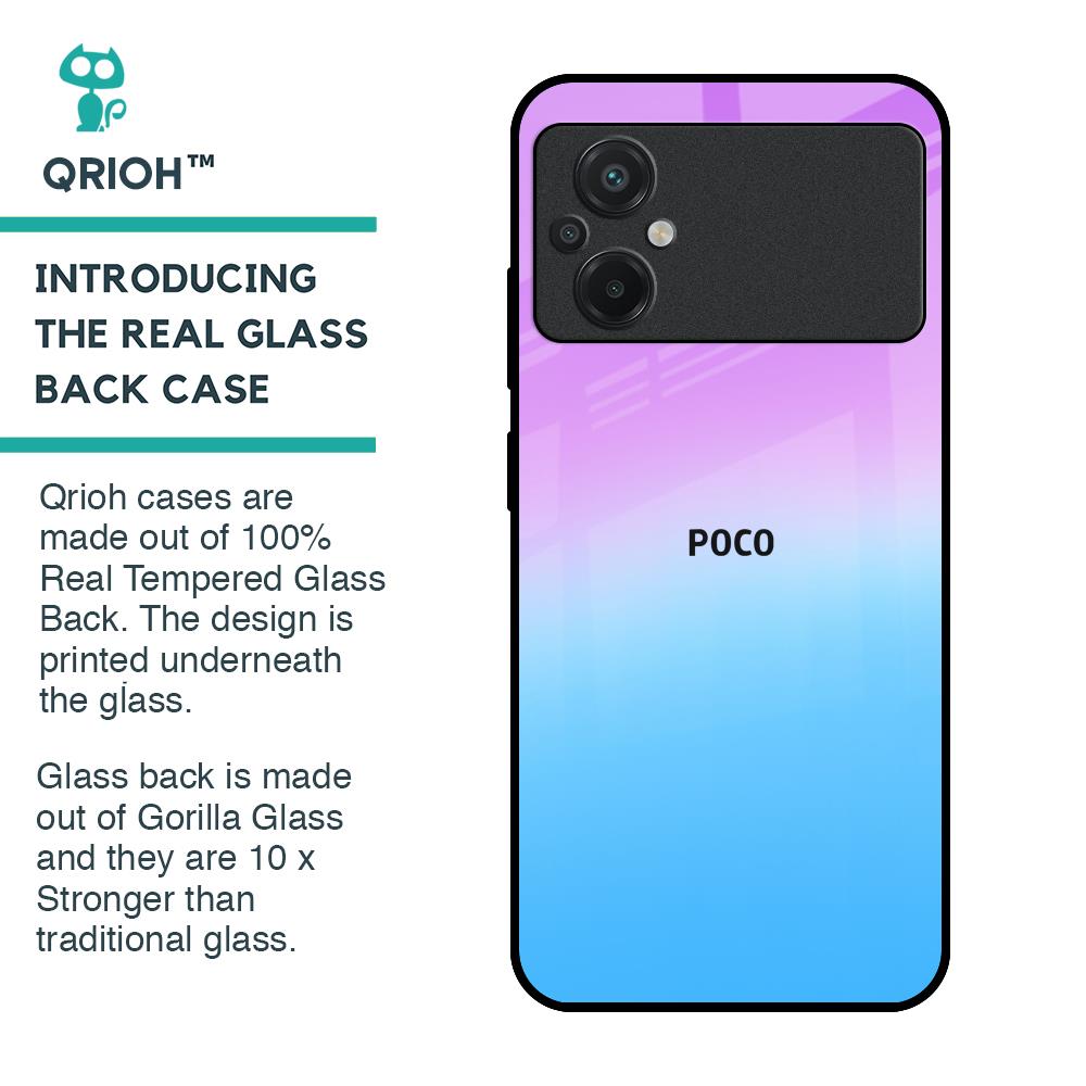 Unicorn Pattern Glass Case for Poco M5