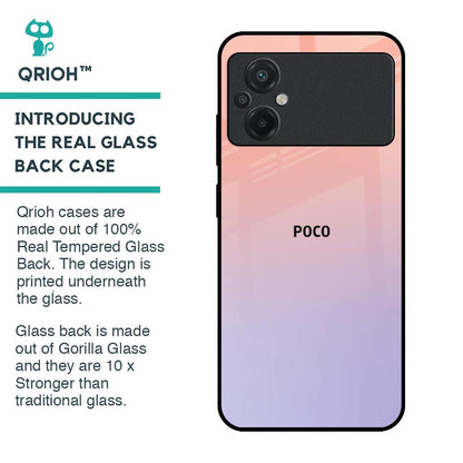 Dawn Gradient Glass Case for Poco M5