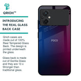 Mix Gradient Shade Glass Case For Poco M5