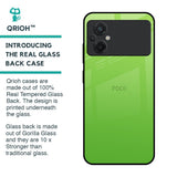 Paradise Green Glass Case For Poco M5