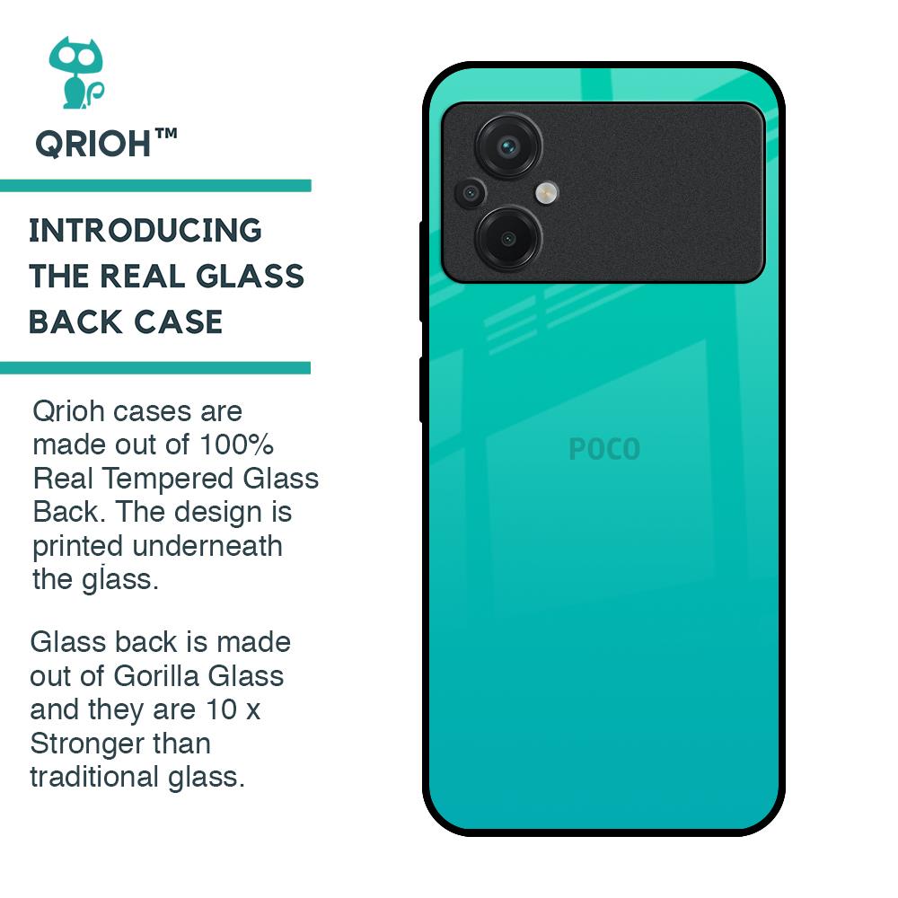 Cuba Blue Glass Case For Poco M5