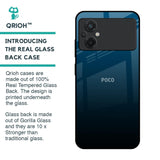 Sailor Blue Glass Case For Poco M5