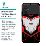 Quantum Suit Glass Case For Poco M5