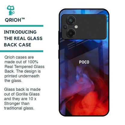 Dim Smoke Glass Case for Poco M5