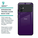 Dark Purple Glass Case for Poco M5