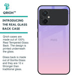 Lavender Gradient Glass Case for Poco M5