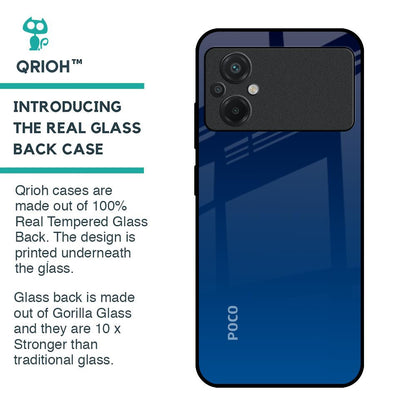 Very Blue Glass Case for Poco M5