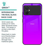 Purple Pink Glass Case for Poco M5